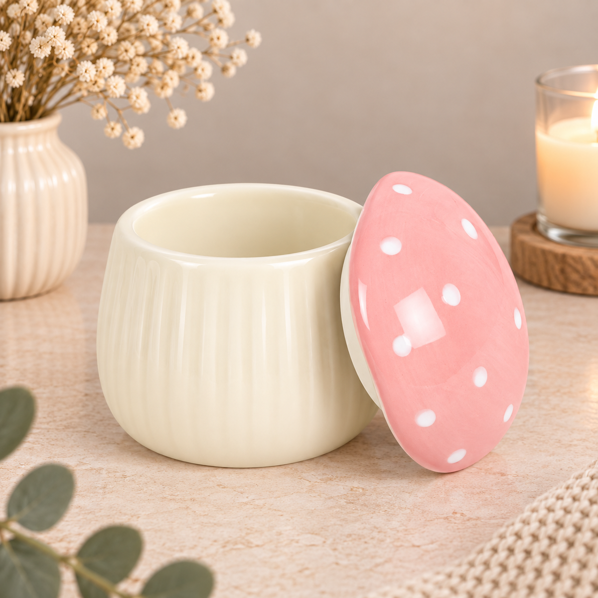 Quemador de Cera "Pink Mushroom"