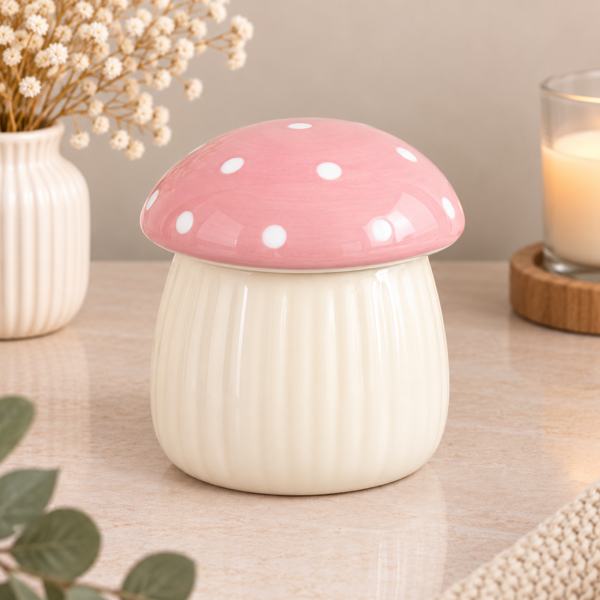 Quemador de Cera "Pink Mushroom"