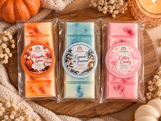 Pack Aires de Otoño · 3 Tabletas de Cera Perfumada