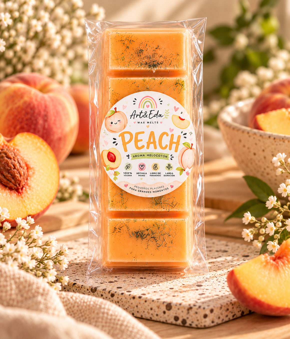 🍑 Tableta de Cera Perfumada · Peach