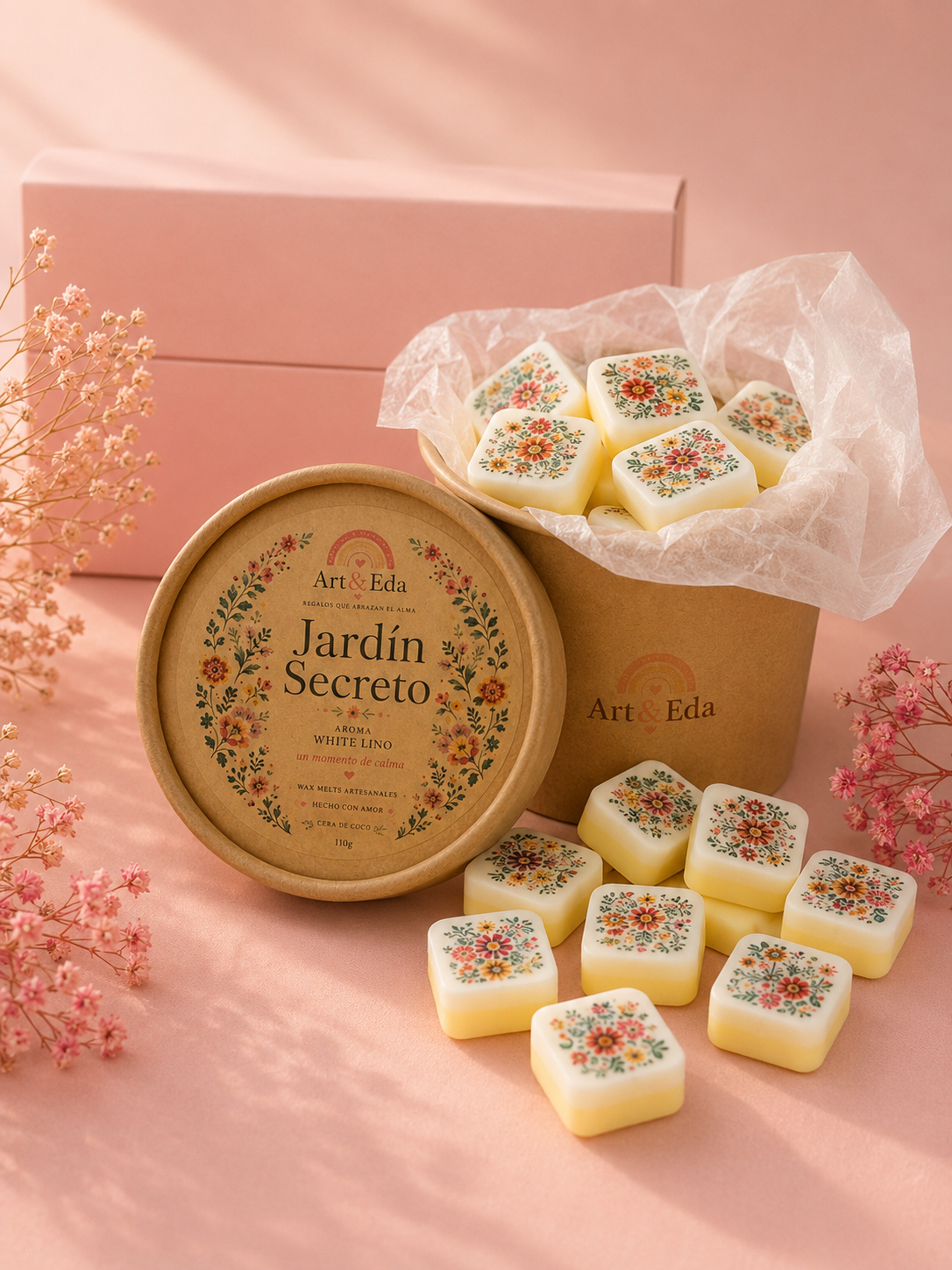 Wax Melts "Jardín Secreto" | White Lino