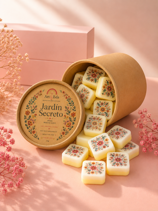 Wax Melts "Jardín Secreto" | White Lino